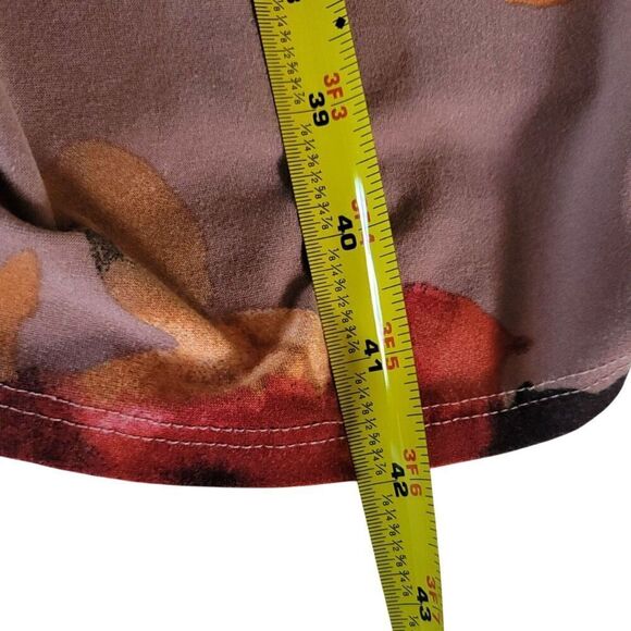 Pomelo Mauve Floral Shift Dress Size S/M - Picture 7 of 8